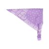 haarband zakdoek paisley print_14 Haarband Bandana - Paisley Patroon - Wit Paars