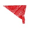 haarband zakdoek paisley print_16 Haarband Bandana - Paisley Patroon - Wit Rood