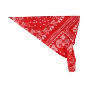 Haarband Bandana - Paisley Patroon - Wit Rood