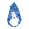 haarband zakdoek paisley print_8 Haarband Bandana - Paisley Patroon - Wit Blauw