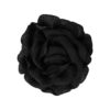 haarbloem klem broche zwart wit rood_1 Haarspeld Duckklem 10cm – Haarbloem Roos – Zwart