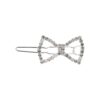 haarclip strass steentjes_7 Haarspeld Haarclip 3cm - Strik Strass Steentjes - Zilver
