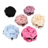 haarklem roos bloem color_2 Haarspeld Haarklemmen 8cm – XL Roos Bloemvorm – Roze Blauw Zwart Paars Creme – Set van 6