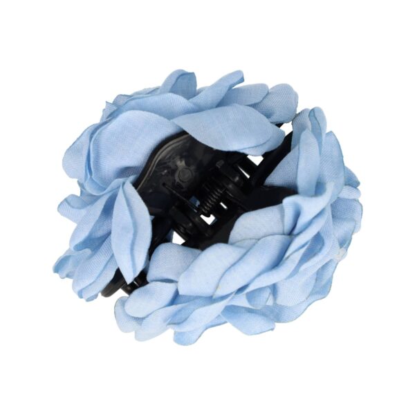 haarklem roos bloem color_6 Haarspeld Haarklemmen 8cm – XL Roos Bloemvorm – Roze Blauw Zwart Paars Creme – Set van 6