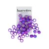 haarkralen paars_2 Haarspeld Haarkralen 1,2cm - Marmer Patroon - Paars Blauw - Set van 40