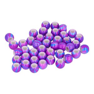 Haarspeld Haarkralen 1,2cm - Marmer Patroon - Paars Blauw - Set van 40