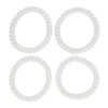 Haarelastieken Invisibobble - Smal - Telefoondraad - Transparant - Set van 4