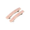 patentspeld 6,5cm marmer_19 Haarspeld Patentspeld Recht 6cm – Marmer Patroon – Roze – Set van 2