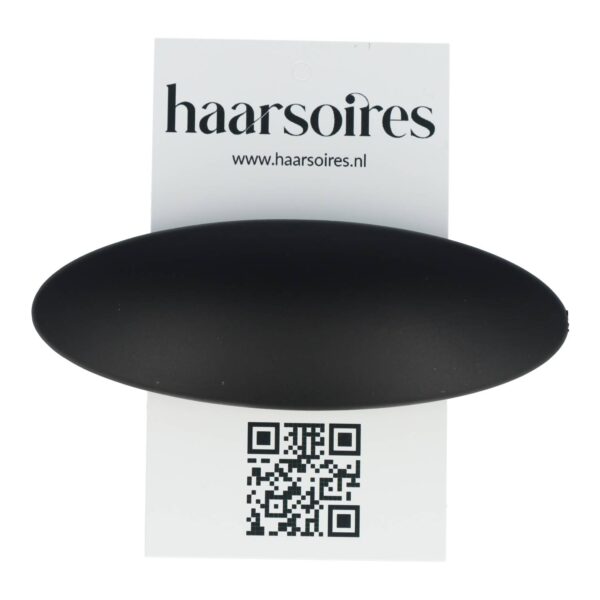 patentspeld ovaal9cm bruin zwart_2 Haarspeld Patentspeld Ovaal 9cm – Basic – Matte Kleur – Zwart