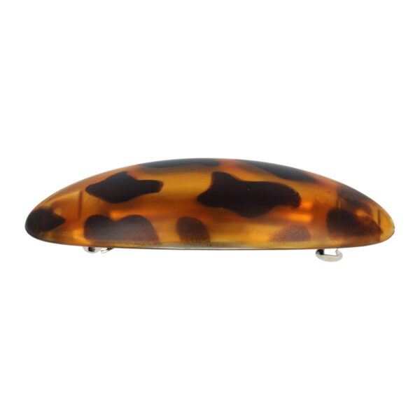 patentspeld ovaal9cm bruin zwart_5 Haarspeld Patentspeld Ovaal 9cm – Basic – Gevlekt – Bruin