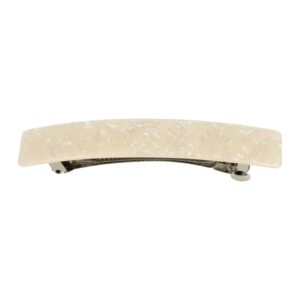 Haarspeld Patentspeld Recht 11cm – Marmer Patroon – Creme