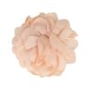 Haarspeld Duckklem 10cm – Haarbloem – Gladde Stof – Perzik Roze