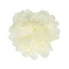 Haarspeld Duckklem 10cm – Haarbloem – Gladde Stof – Creme