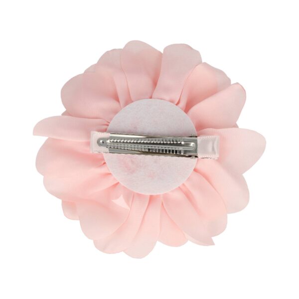 Haarspeld Duckklem 10cm – Haarbloem – Gladde Stof – Lichtroze