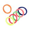 Haarelastieken endless color mix_2 Haarelastieken Basic - Endless - Color Mix – Roze Geel Oranje Blauw Groen - Set van 6