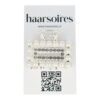 Haarklem open recht parel_16 Haarspeld Haarklem 4cm – Recht – Parel & Strass – Metaal – Zilver (kopie)