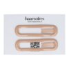Haarspeld Klikklak 7cm - Epoxy - Zalmroze - Set van 2