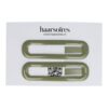 Haarspeld Klikklak 7cm - Epoxy - Groen- Set van 2