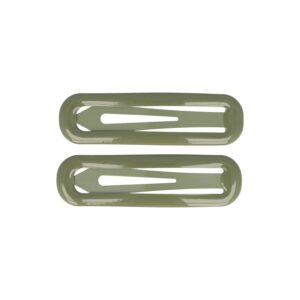 Haarspeld Klikklak 7cm - Epoxy - Groen- Set van 2