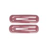 Haarspeld Klikklak 7cm - Epoxy - Roze - Set van 2