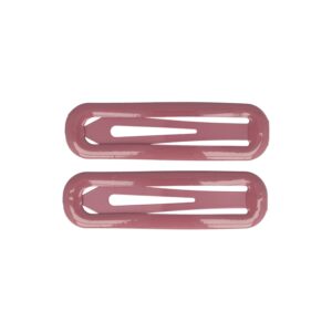 Klikklak 7cm naturel_7 Haarspeld Klikklak 7cm - Epoxy - Roze - Set van 2