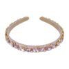 diadeem facet stenen_1 Haarband Diadeem 1,5cm – Facetkralen - Strass Steentjes – Paars