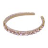 diadeem facet stenen_2 Haarband Diadeem 1,5cm – Facetkralen - Strass Steentjes – Paars