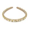 diadeem facet stenen_3 Haarband Diadeem 1,5cm – Facetkralen - Strass Steentjes – Wit Zilver