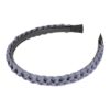 diadeem gevlochten naturel_14 Haarband Diadeem 1.5cm – Gevlochten – Effen Stof & Kunststof – Blauw Grijs