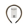 Haarband Diadeem 1.5cm – Gevlochten – Effen Stof & Kunststof – Beige