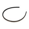 Haarband Diadeem 0,5cm – Strass Steentjes – Kunststof – Zwart Goud