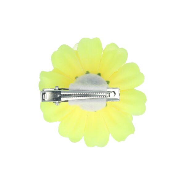 duckklem bloem_3 Haarspeld Duckklem 5cm – Haarbloem – Geel