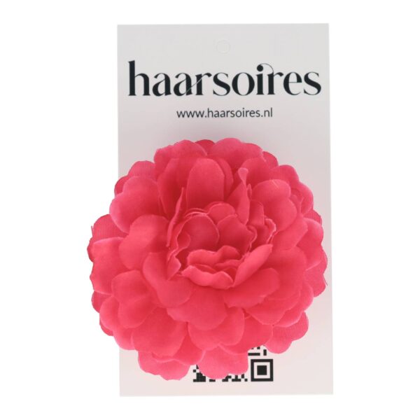 duckklem bloem_5 Haarspeld Duckklem 5cm – Haarbloem – Fuchsia Roze