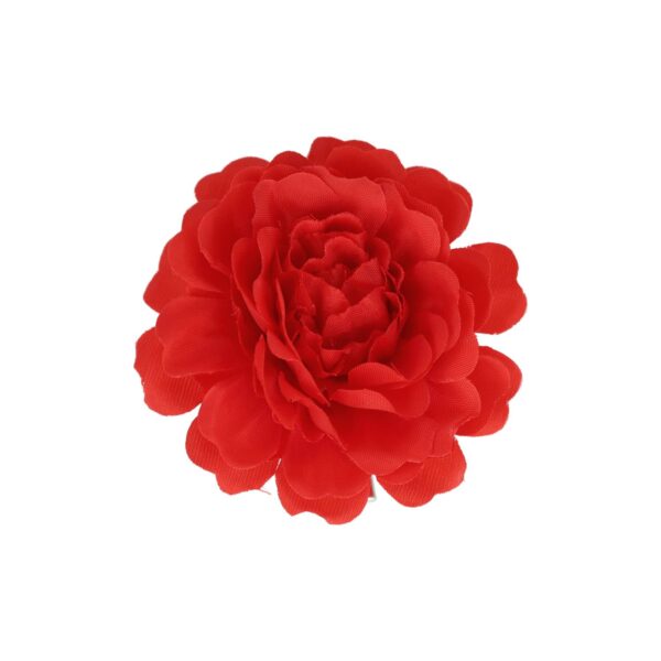 duckklem bloem_8 Haarspeld Duckklem 5cm – Haarbloem – Rood