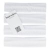 haarband basic_2 Haarband Stof 4cm - Baby - Wit - DIY - Set van 4