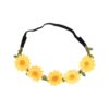 haarband bloemen_1 Haarband Bloemen – Gevlochten – Oranje