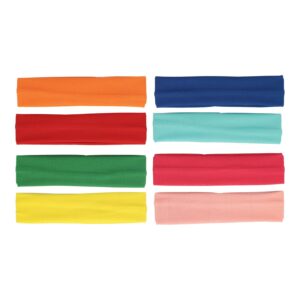Haarband Stof 4cm - Baby - Color Mix - DIY - Set van 8