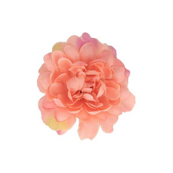 Haarspeld Duckklem 5cm – Haarbloem – Geel Perzik Roze