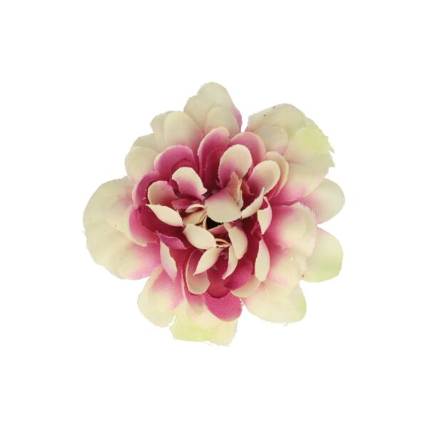 Haarspeld Duckklem 5cm – Haarbloem – Creme Paars