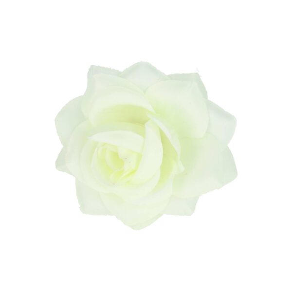 Haarspeld Duckklem 5cm – Haarbloem Roos – Creme