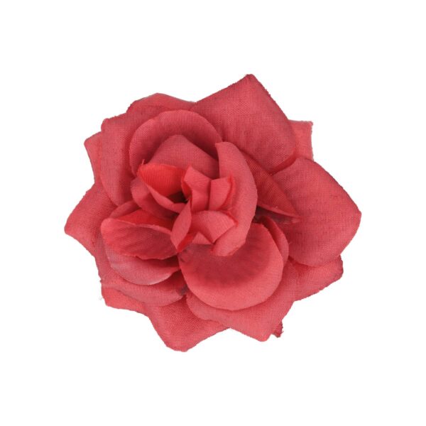 haarspeld roos bloem_7 Haarspeld Duckklem 5cm – Haarbloem Roos – Rood