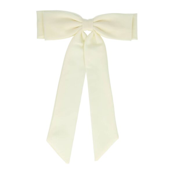 Haarspeld Patentspeld Strik 17cm – Handmade – Creme