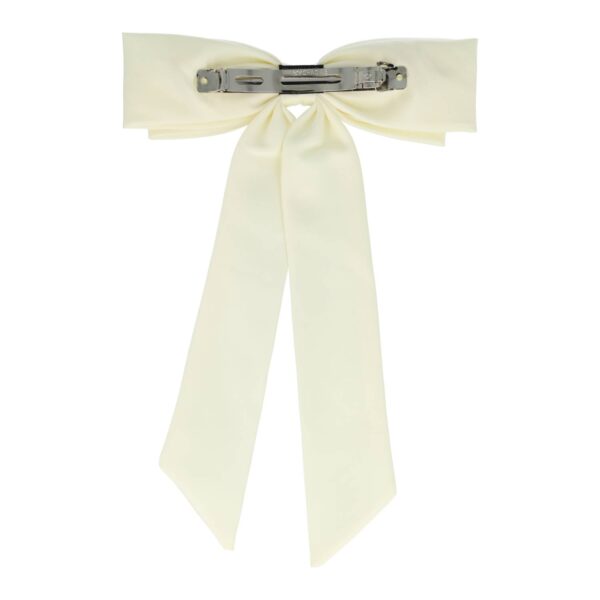 Haarspeld Patentspeld Strik 17cm – Handmade – Creme