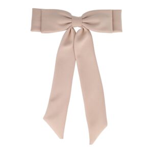 Haarspeld Patentspeld Strik 17cm – Handmade – Oud lichtroze