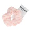 schrunchie print wit roze_2 Haarelastiek Scrunchie – Ruit Print – Dunne Stof – Wit Roze