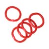Haarelastieken basic - Hair Tie - Rood - Set van 5