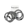 Haarelastieken Basic - Hair Tie - Zwart Zilver - Set van 5