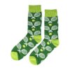 Sokken - Tennis Print - Groen - Katoen - Maat 38-45