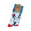 Sokken - Wintersport Skieen Print - Blauw Rood - Katoen - Maat 38-45
