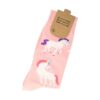 Sokken - Eenhoorn Unicorn Print - Roze - Katoen - Maat 38-45